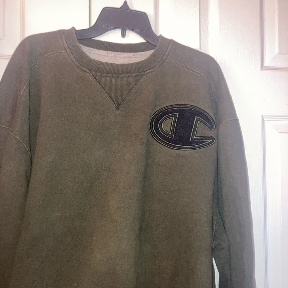 Champion olive green Sweater